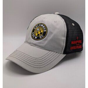 Columbus Crew SC Soccer Club Hat Gray Black Yellow MLS Adult Snapback